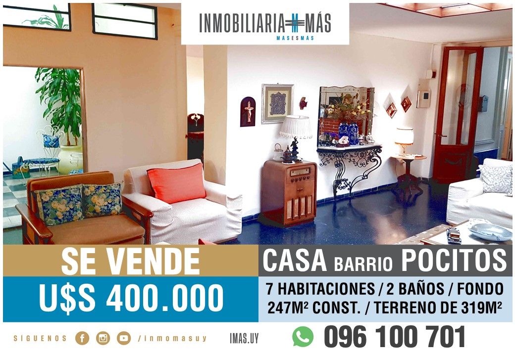 #1220574 | Venta | Casa | Montevideo (Inmobiliaria MAS)