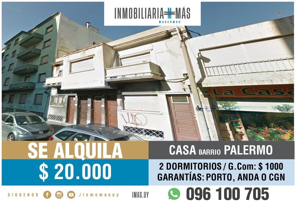 #1913455 | Alquiler | PH | Montevideo (Inmobiliaria MAS)