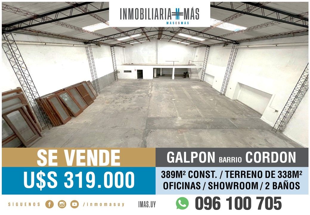 #2274779 | Venta | Galpón / Depósito / Bodega | Montevideo (Inmobiliaria MAS)