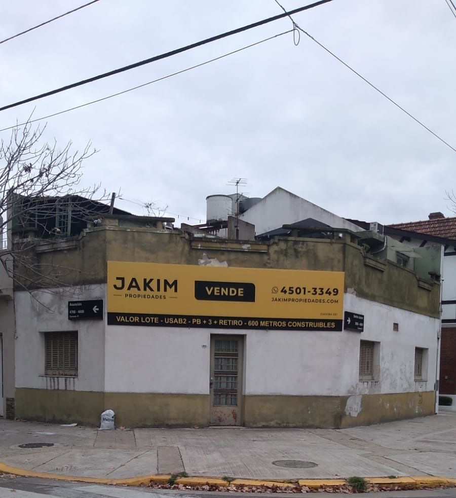 #4645943 | Venta | Lote | Villa Devoto (Jakim Propiedades)