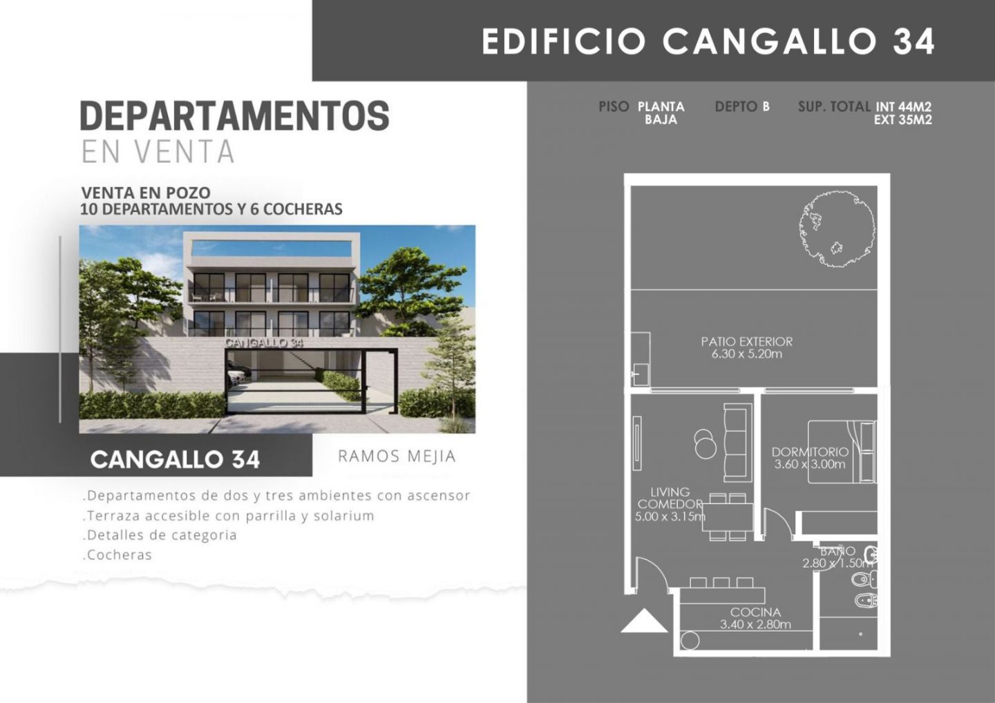 #5368015 | Sale | Apartment | Ramos Mejia (Konkolyi Propiedades)