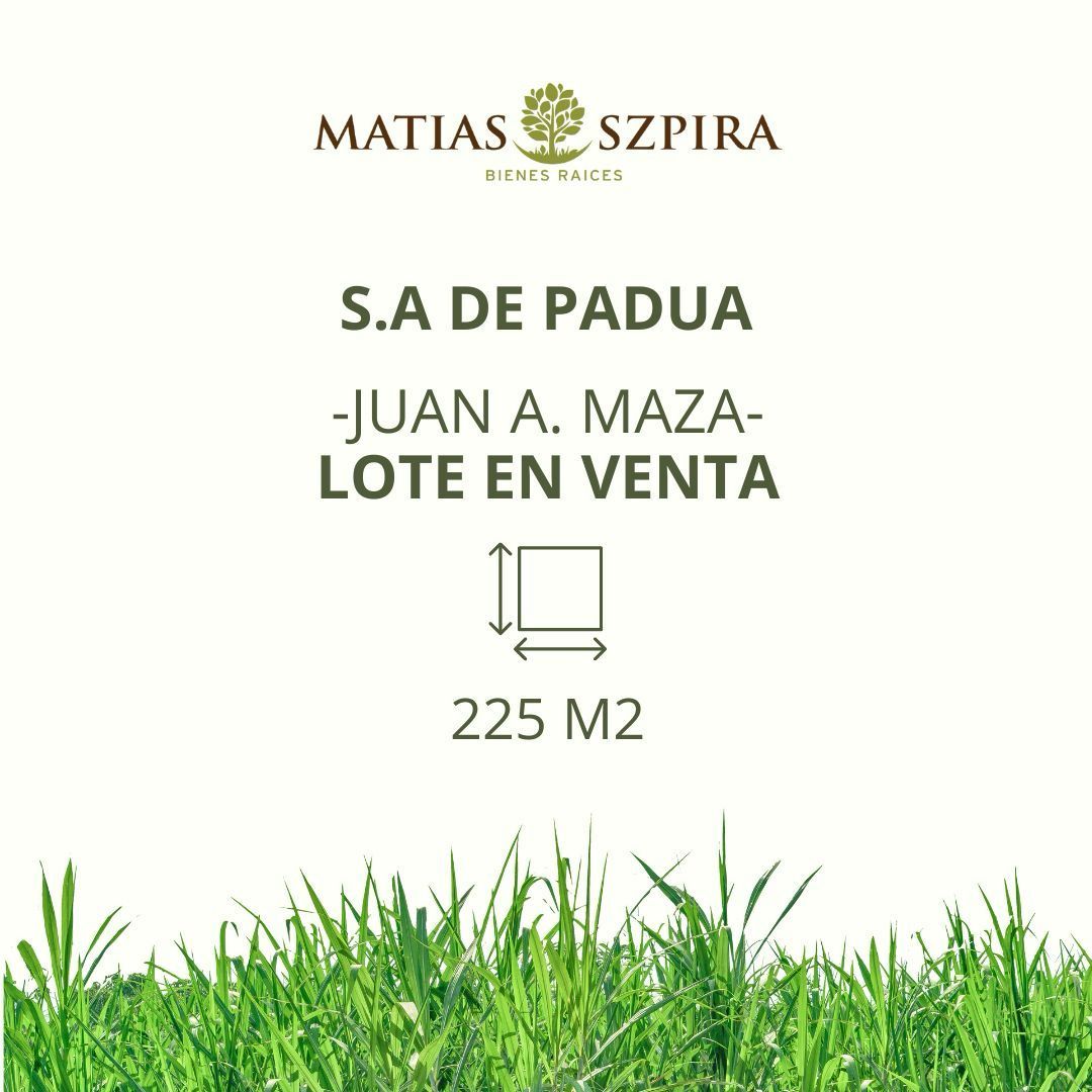 #5401268 | Venta | Lote | San Antonio De Padua (Matias Szpira Bienes Raices)