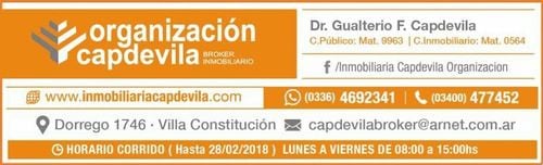 #1270220 | Venta | Galpón / Depósito / Bodega | Villa Constitucion (Organizacion Capdevila)