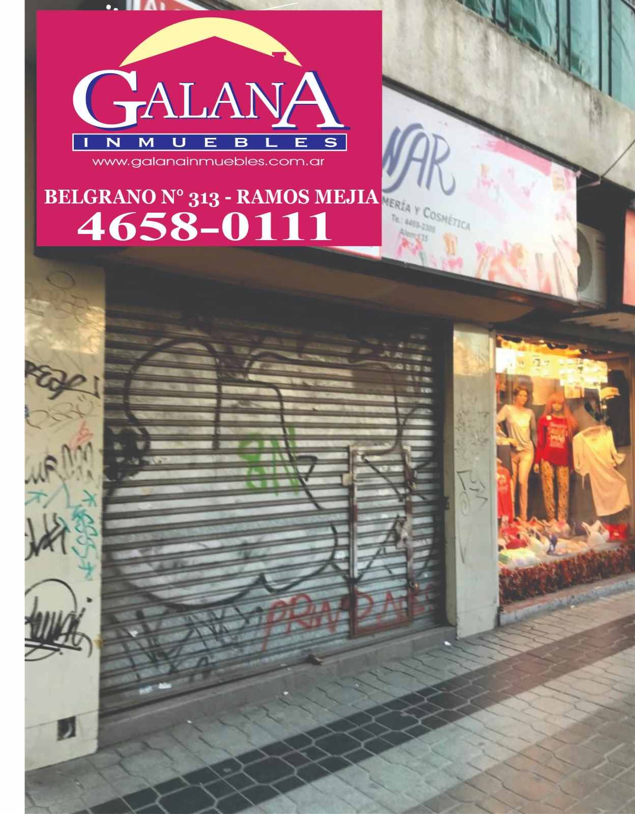 #4313003 | Alquiler | Local | Ramos Mejia Norte (GALANA INMUEBLES)